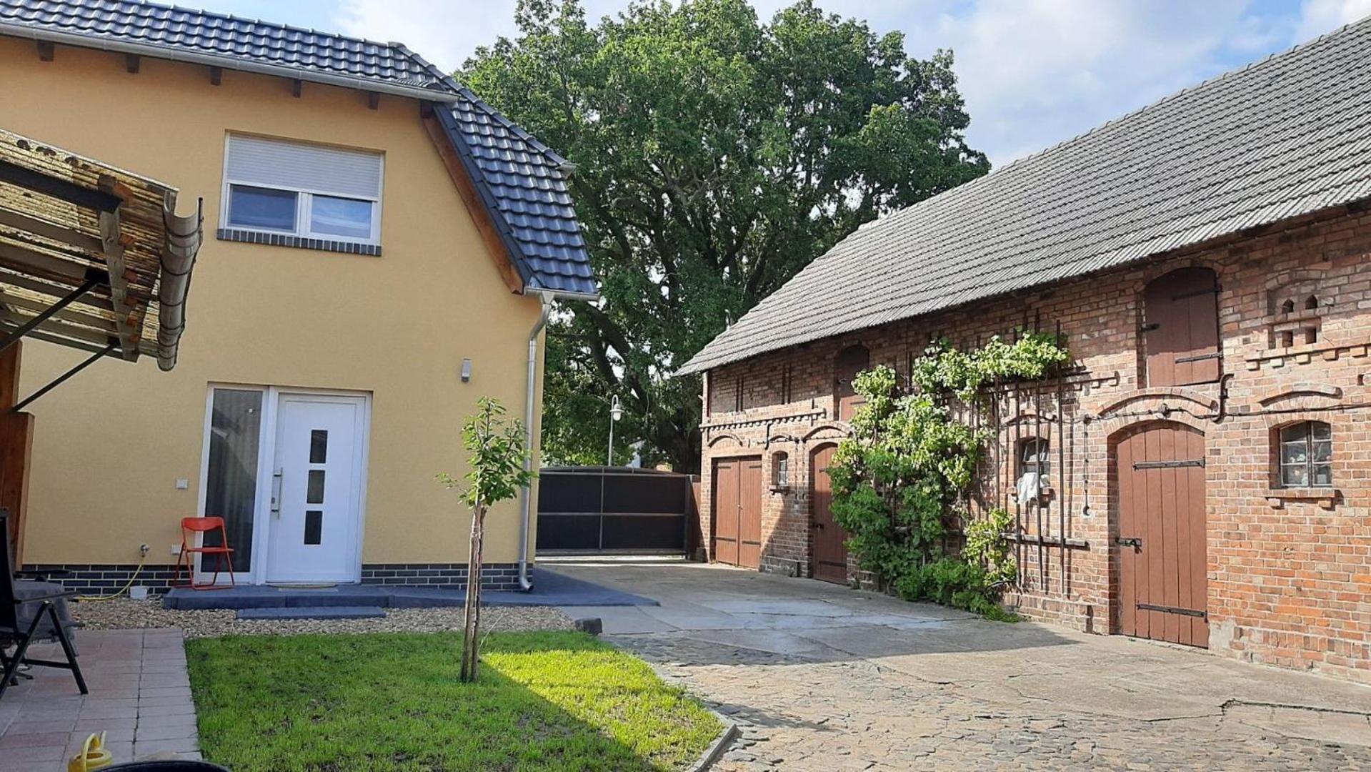 Ferienhaus Zur Eiche Am Dorfanger Waldow Exterior foto